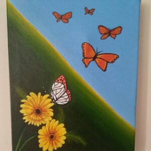 Hand-painted Scenery Keyholder