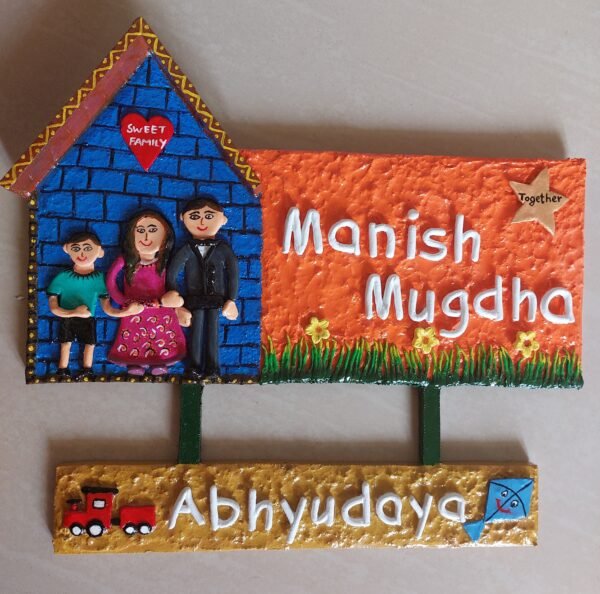 Home-themed Nameplate