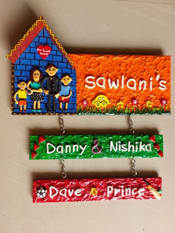 Home-themed Nameplate