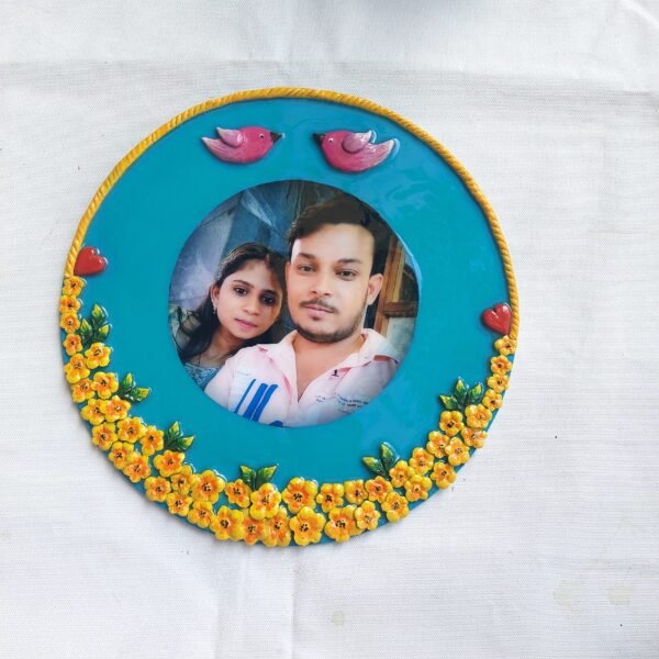 Personalised Floral Photo Décor Frame