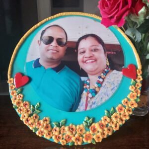 Personalised Floral Photo Décor Frame