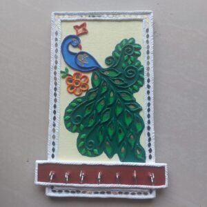 Peacock keyholder