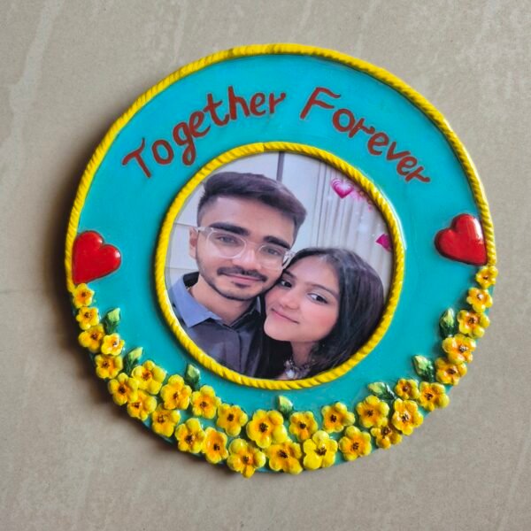 Personalised Floral Photo Décor Frame