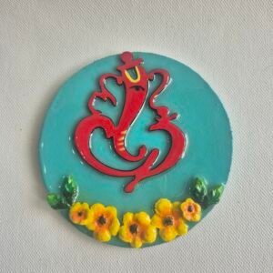 Floral Ganesh Decor Frame 
