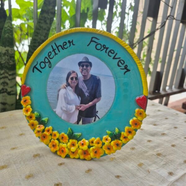Personalised Floral Photo Décor Frame