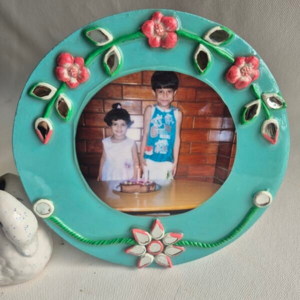 Floral Photo Decor Frame