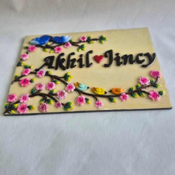 Rectangular Pastel Nameplate