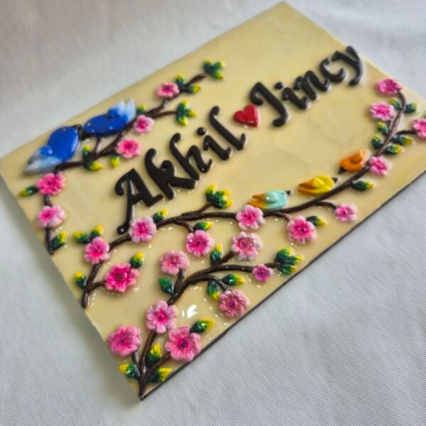Rectangular Pastel Nameplate